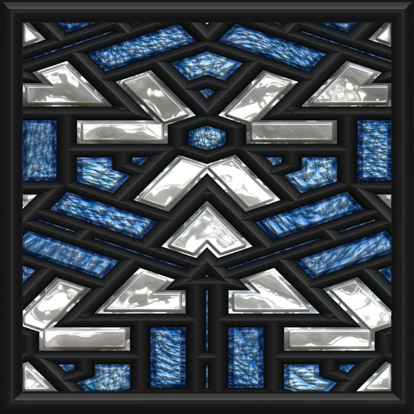 Mosaic window — Stock Photo, Image