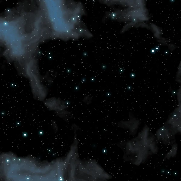 Nebula gökyüzü yıldızlarla