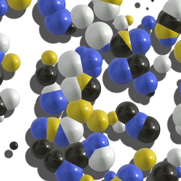 Molekyl bakgrund — Stockfoto