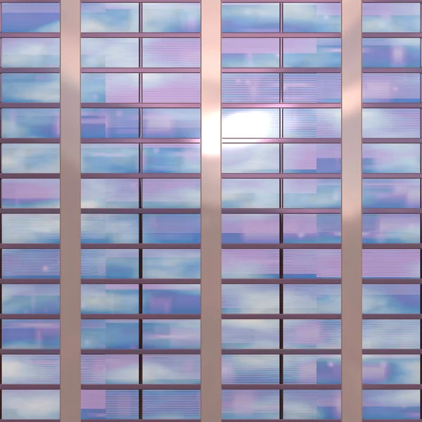 Wolkenkratzer Hintergrund — Stockfoto