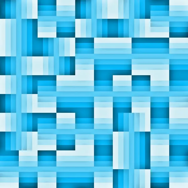 Blauwe kubussen patroon — Stockfoto
