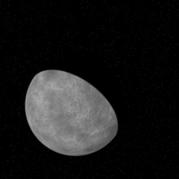 Månen i rymden — Stockfoto