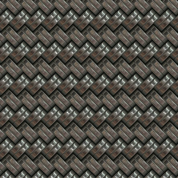 Metal woven background — Stock Photo, Image