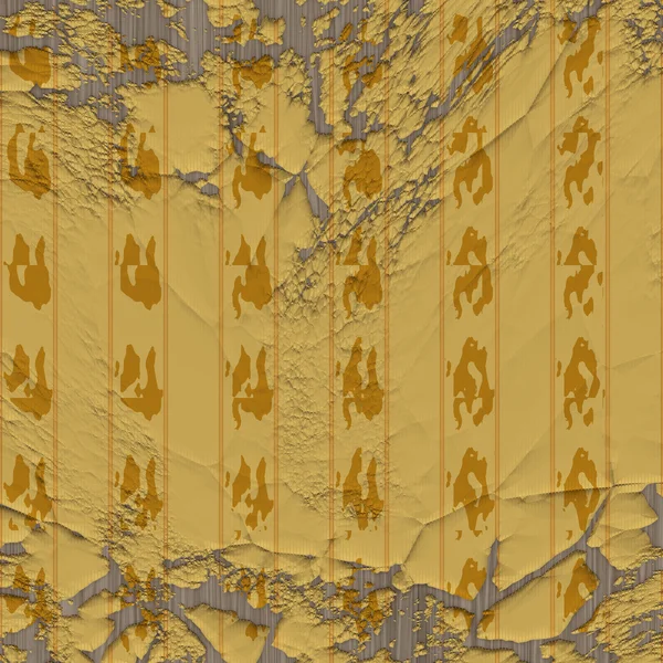Aged yellow pattern — Stock Photo, Image