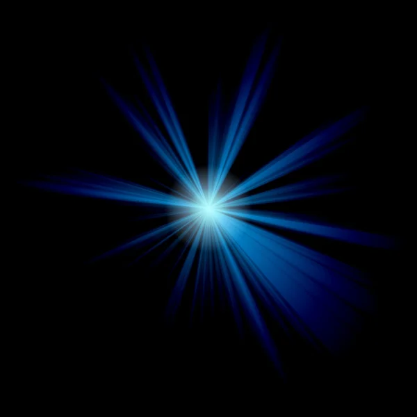 uzayda mavi yıldız