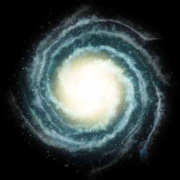 Spiralgalax bakgrund — Stockfoto