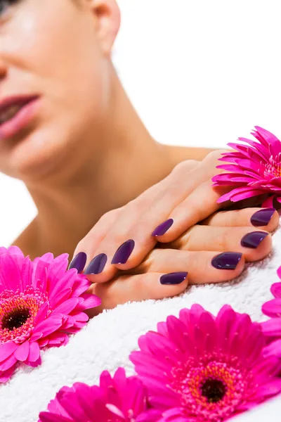 paarse nagels — Stockfoto © nilswey #48674013