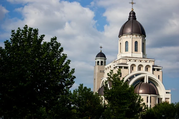 Kristi himmelsfärd katedral i bacau Rumänien — Stockfoto