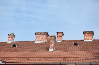 çatı bacaları ile