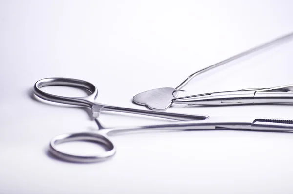 Isolated surgical instruments — Stock Photo, Image