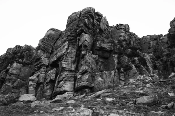 Windgather climbing rocks in the Peak District National Park, England — Stock Photo, Image