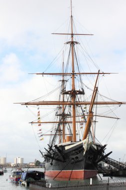HMS savaşçı portsmouth deniz tersane