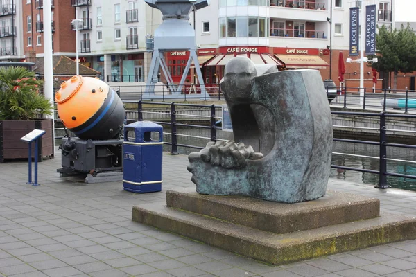 Nabrzeża Gunwharf — Zdjęcie stockowe