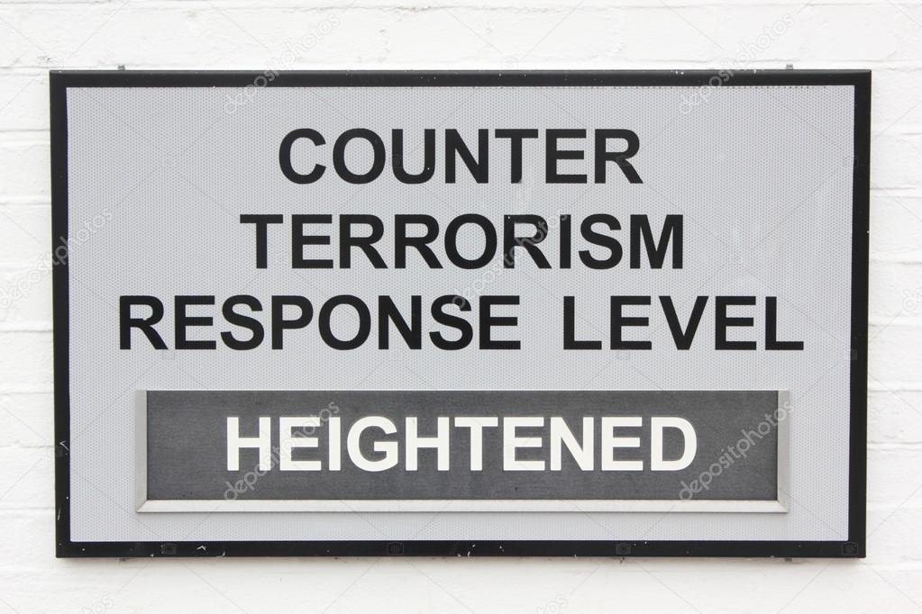 Counter terrorism sign