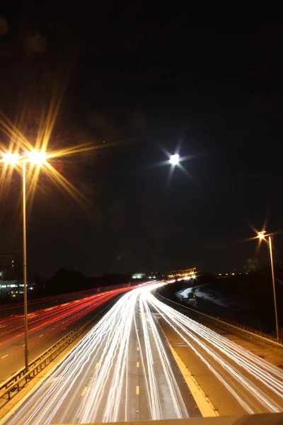 Night traffic — Stock Photo, Image