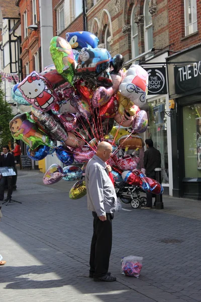 Vendedor de balões — Fotografia de Stock