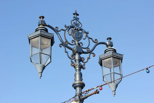 Gamla portsmouth streetlamp — Stockfoto