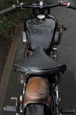 eski motosiklet detay