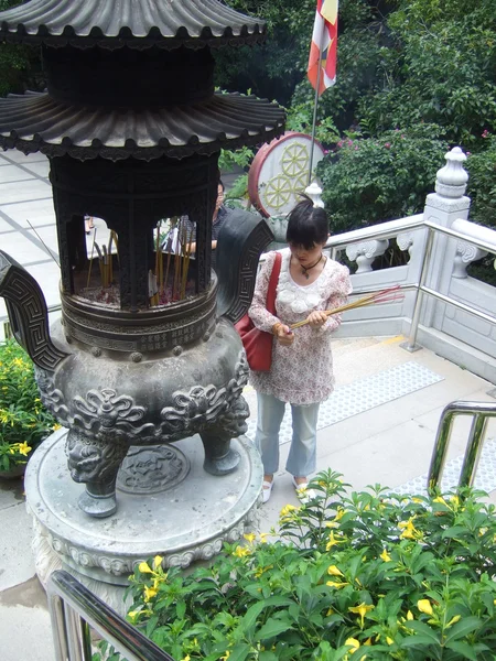Po lin kloster, hongkong — Stockfoto