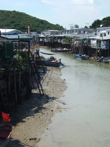 Village de pêcheurs construit sur pilotis — Photo