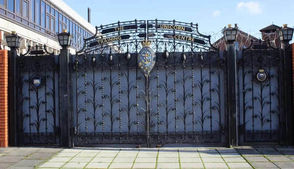 Training centre gates — Stock Photo, Image