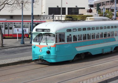 ünlü tramvay arabaları san Francisco, 2 Nisan 2013