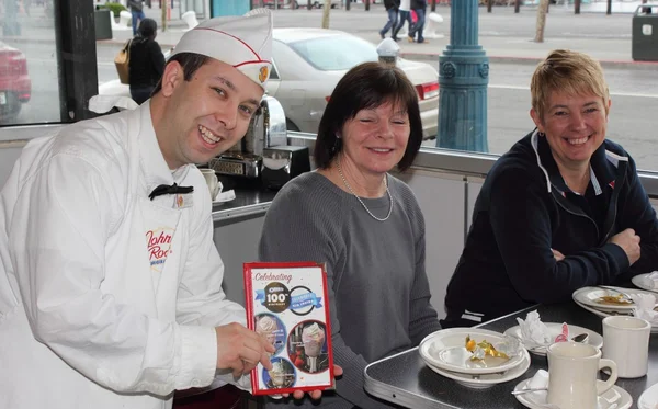 Retro diner, san francisco — Stock Photo, Image