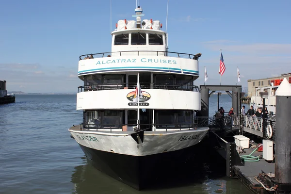 Acatraz ferry boat — Stock Photo, Image