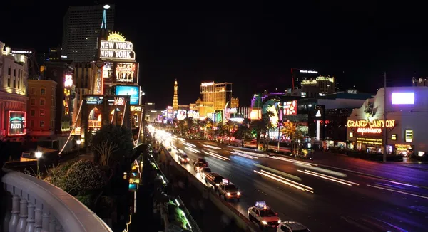 Las vegas strip's nachts — Stockfoto