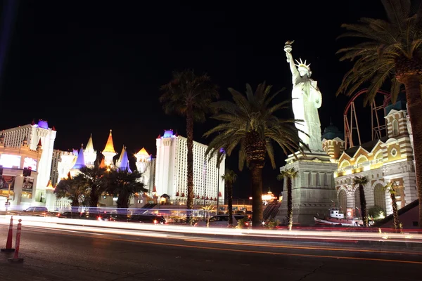 Las vegas Streifen in der Nacht — Stockfoto