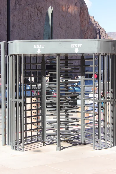 Security turnstile gates — Stock Photo, Image