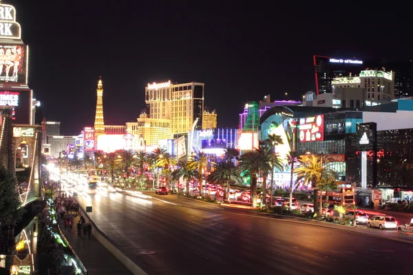 Las Vegas strip at night — Stock Photo, Image