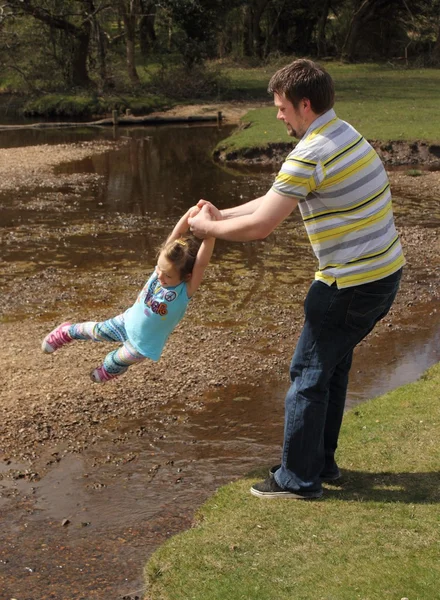 Far och dotter — Stockfoto