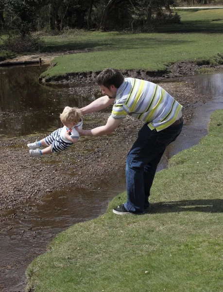 Pai e filho — Fotografia de Stock