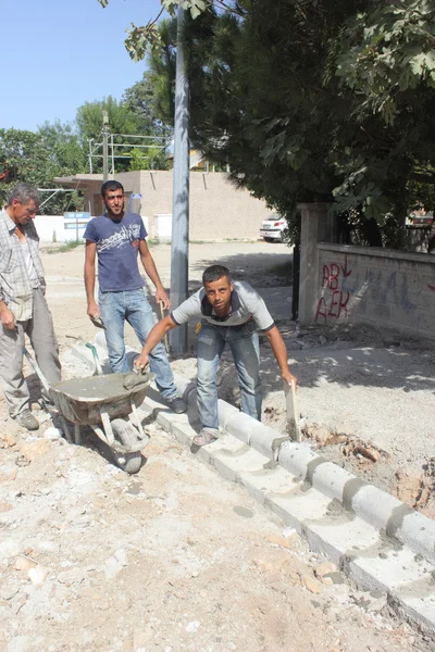 Turkish roadworks — Zdjęcie stockowe