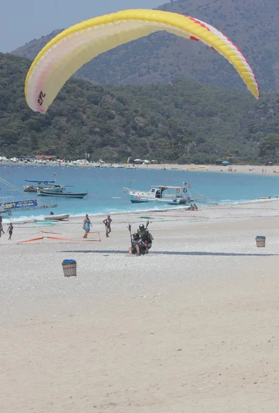 Paragliding la 0ludeniz, Turcia — Fotografie, imagine de stoc