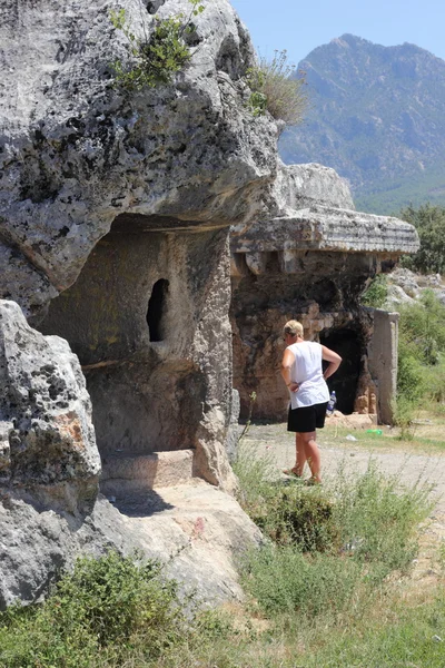 Gravar i fethiye — Stockfoto