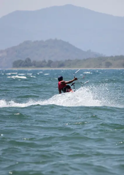 Kitesurfen — Stockfoto