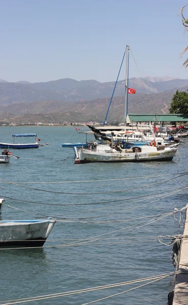 Fethiye, balıkçı tekneleri — Stok fotoğraf