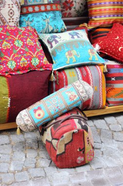 renkli kumaş ve Tekstil