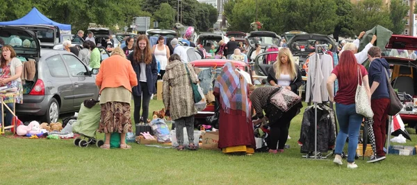 Carboot sale — Stock Photo, Image