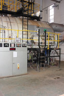 Endüstriyel duel yakıt buhar kazanı