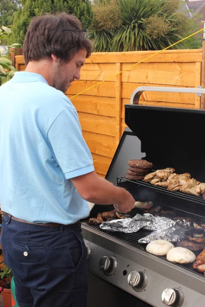 Cooking on the bbq — Stock Photo, Image