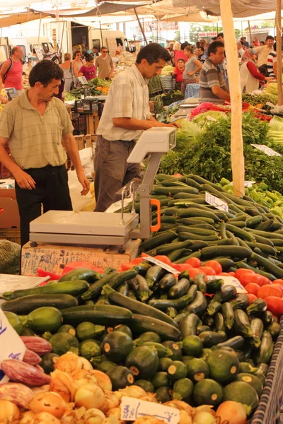 Verse markt produceren — Stockfoto