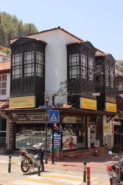 Velha rua tradicional turca — Fotografia de Stock