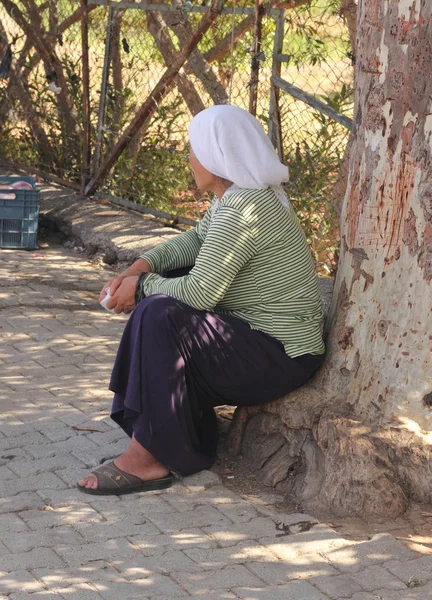 Yaşlı bir Türk kadın — Stok fotoğraf