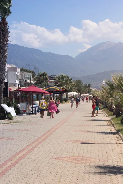 Spiaggia di Calis in Turchia, 2013 — Foto Stock