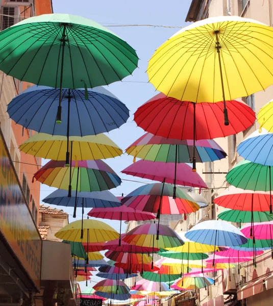 Artistic umbrellas — Stock Photo, Image