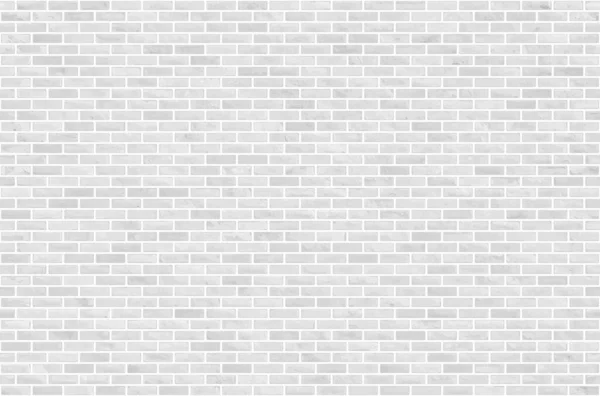 Beyaz Gri Blok Tuğla Duvar Pürüzsüz Desen Arkaplan — Stok Vektör