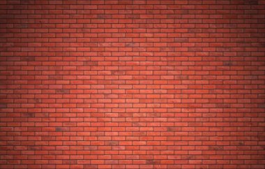 Güzel kahverengi bloklu tuğla duvar desenli arkaplan.